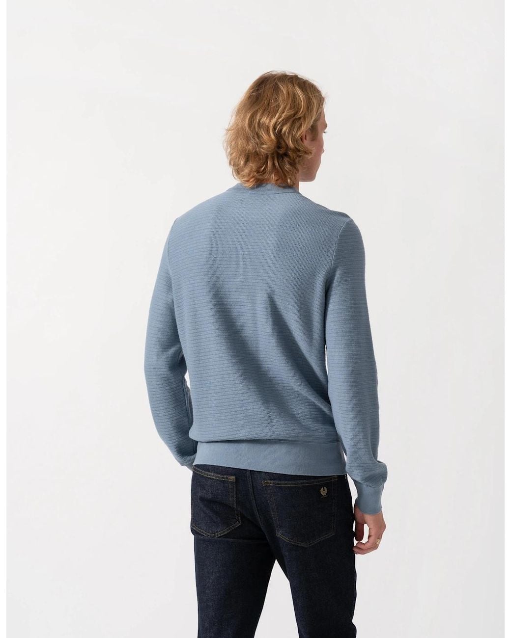 Boss Gray Boss Anion S Crew Neck Jumper for men