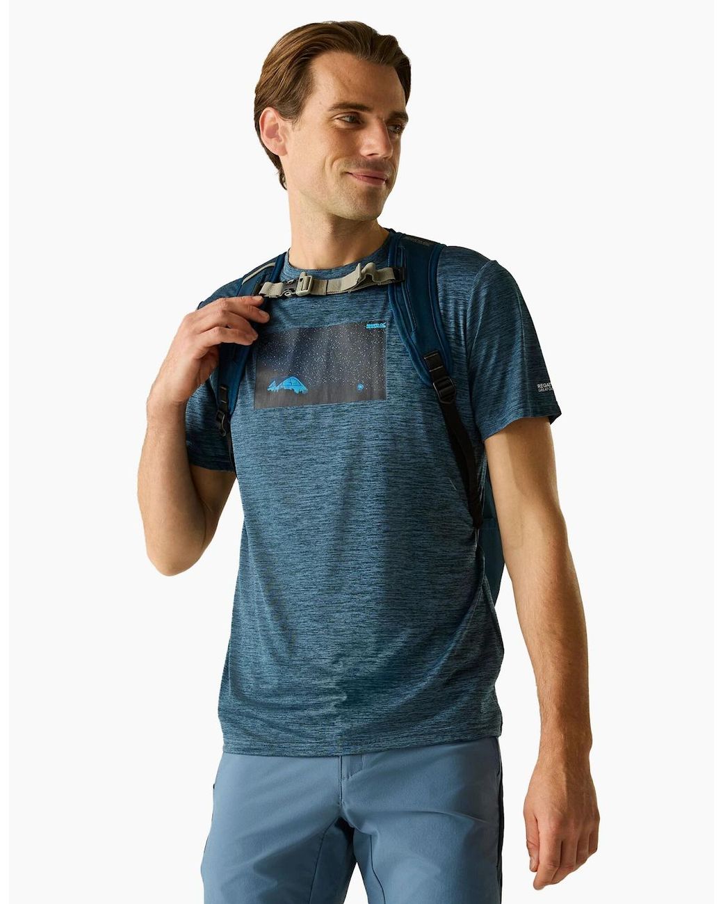 Regatta Blue Fingal Night Sky T-Shirt for men