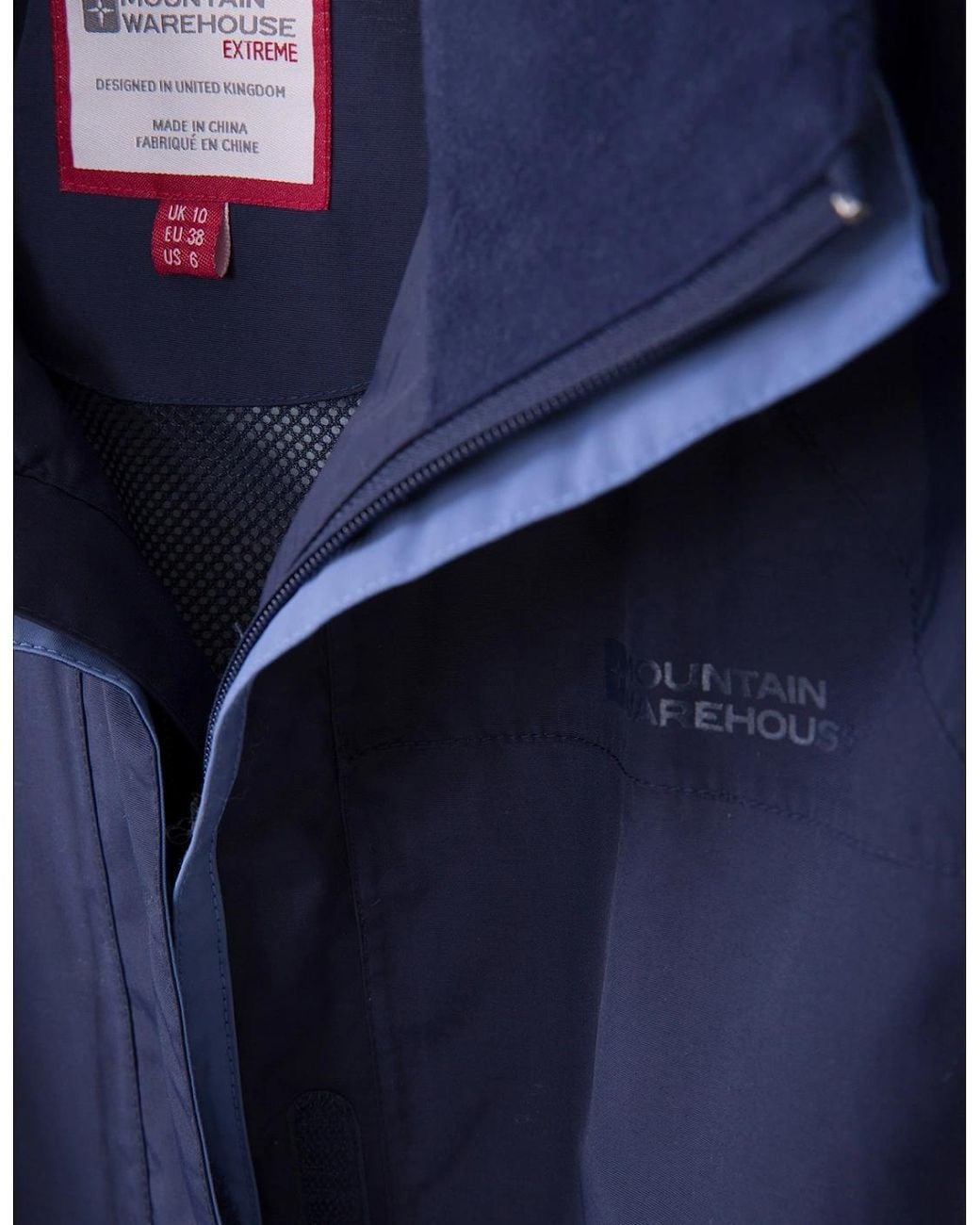 Mountain Warehouse Blue Ladies Glacial Extreme Waterproof Jacket