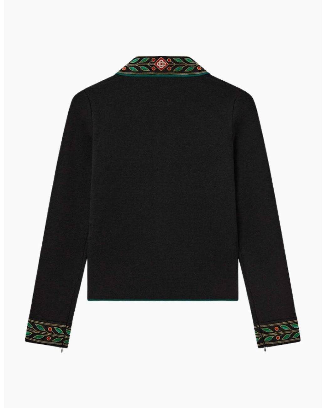 Casablanca Black Embroidered Laurel Jackets