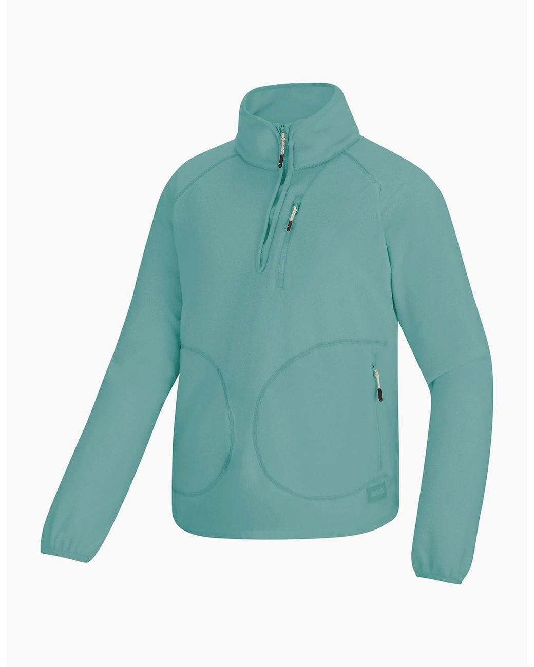 Regatta Green Ladies Frankie Quarter Zip Fleece Top