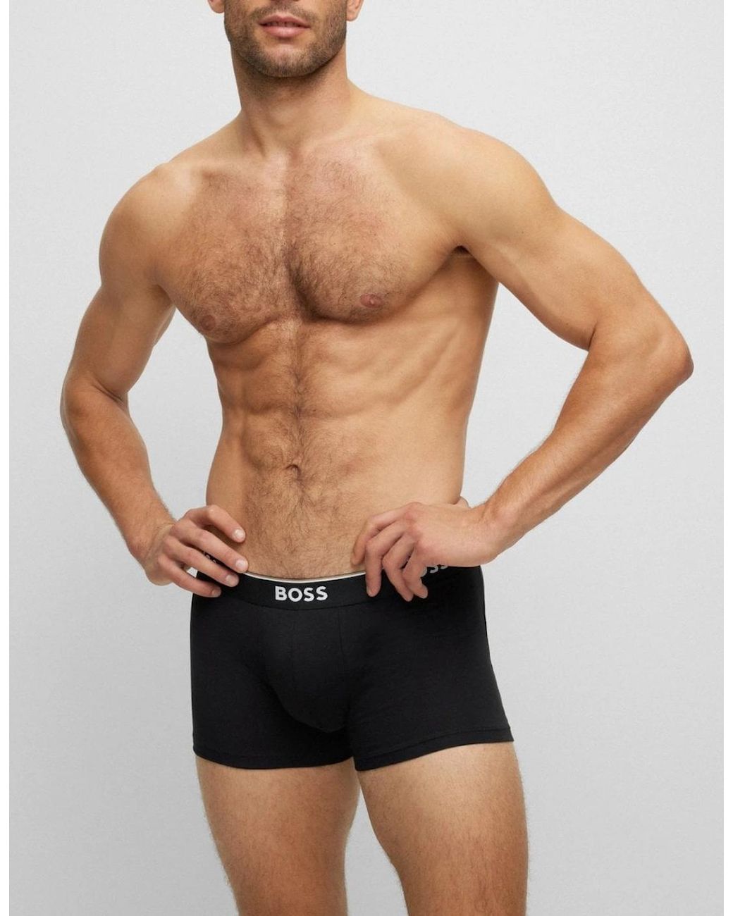 Boss Gray Boss 3 Pack Power Trunks Nos for men