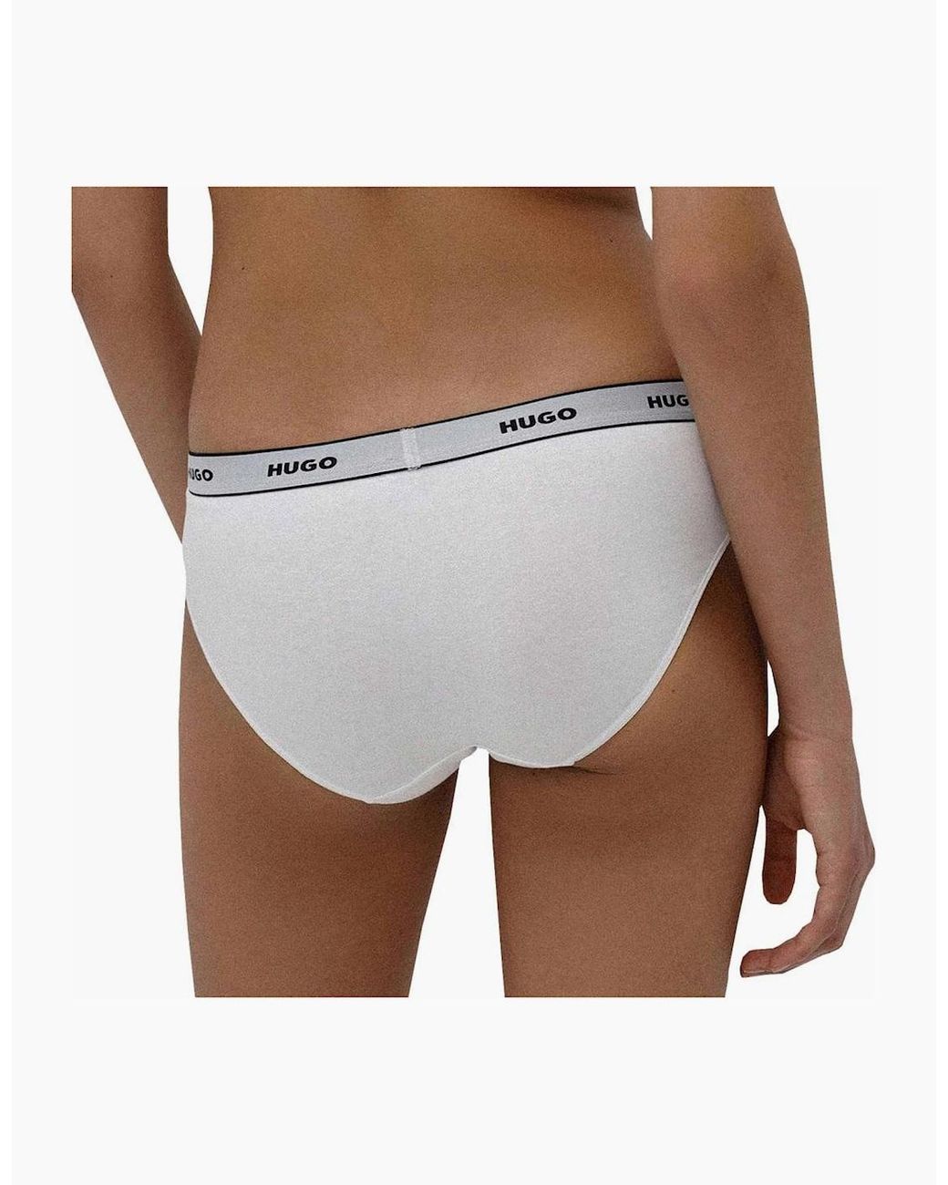 Boss White 3-Pack Classic Logo Briefs