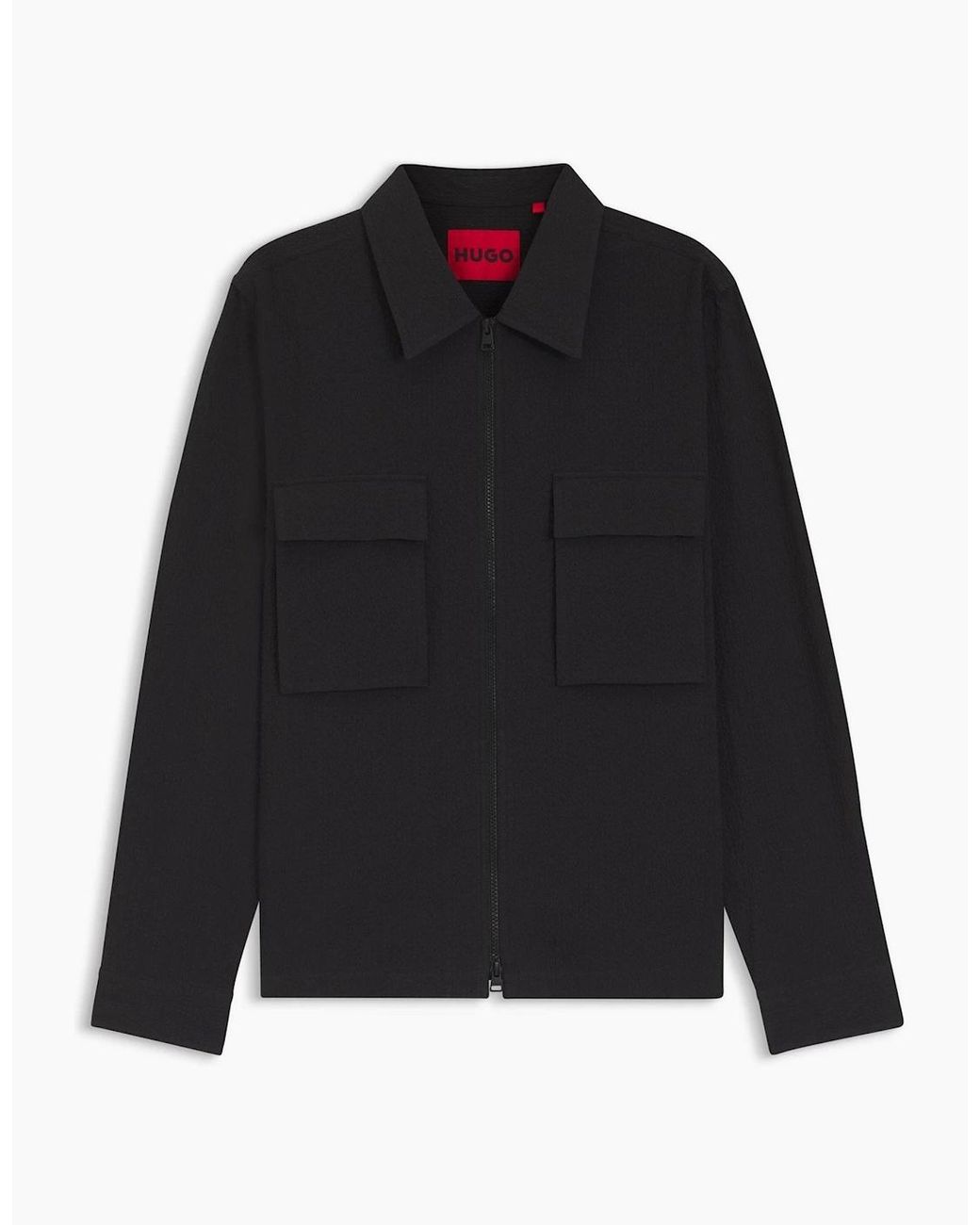 Boss Black Regular Fit Collared Neck Shirt Collar Long Sleeve Shirt for men