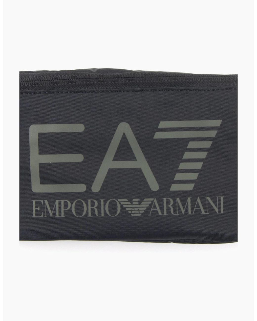 EA7 Gray Logo Belt Bag/Stone for men