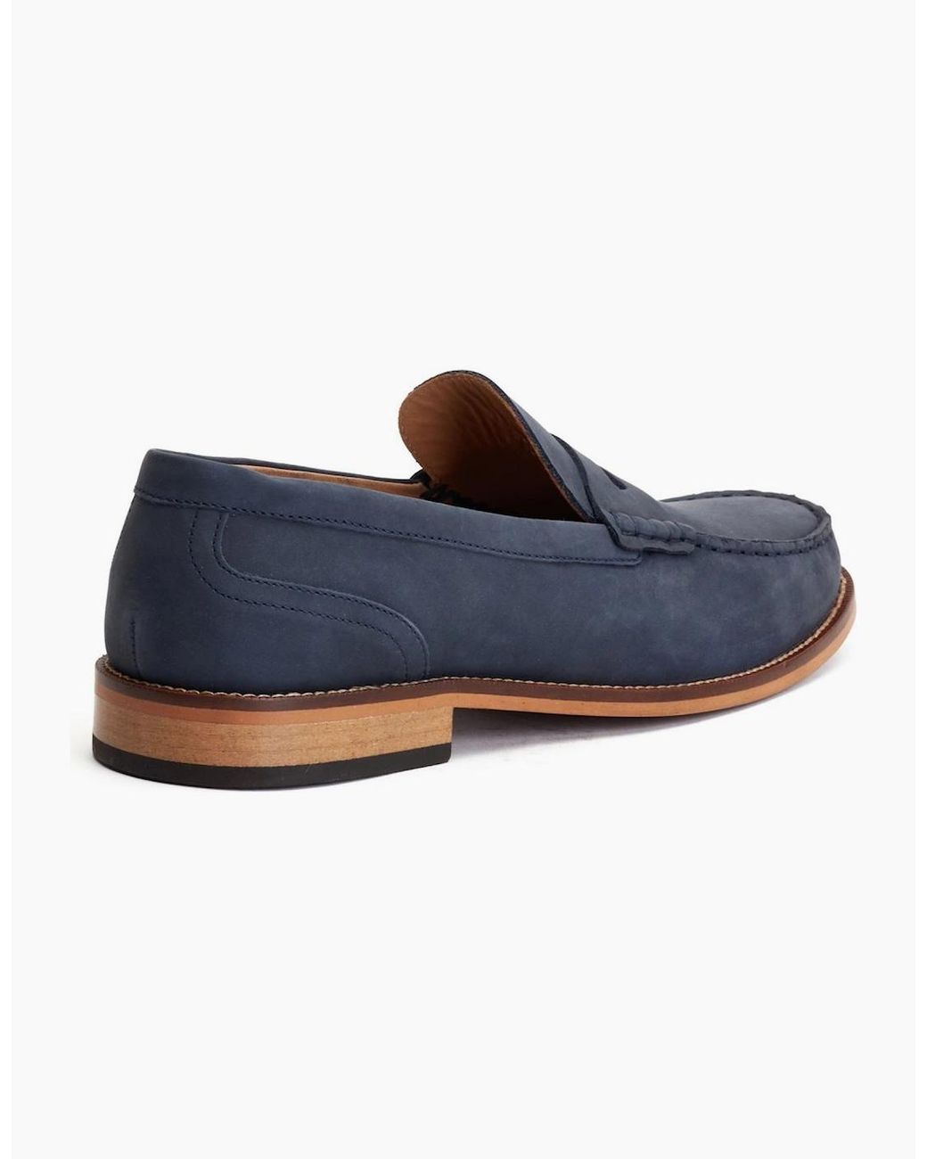 Base London Blue Garfield Penny Loafer for men
