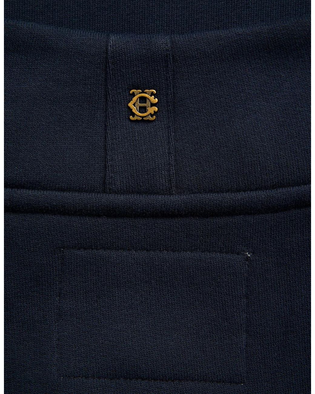 Holland Cooper Blue Quarter Zip Sweatshirt for men