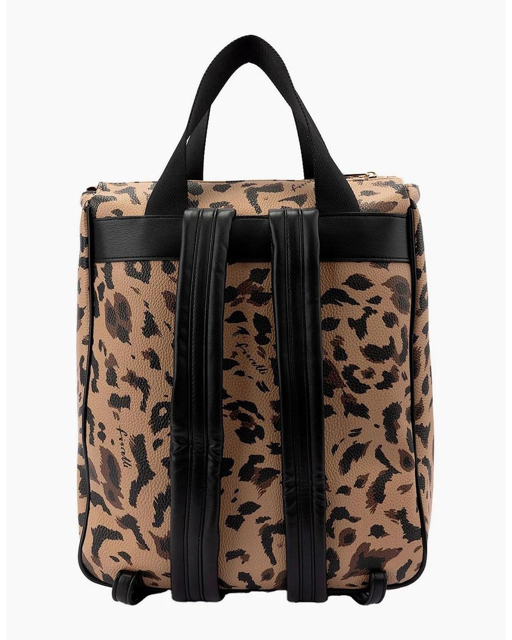 Fiorelli Brown Effie Leopard Patterned Rectangle Shape Backpack
