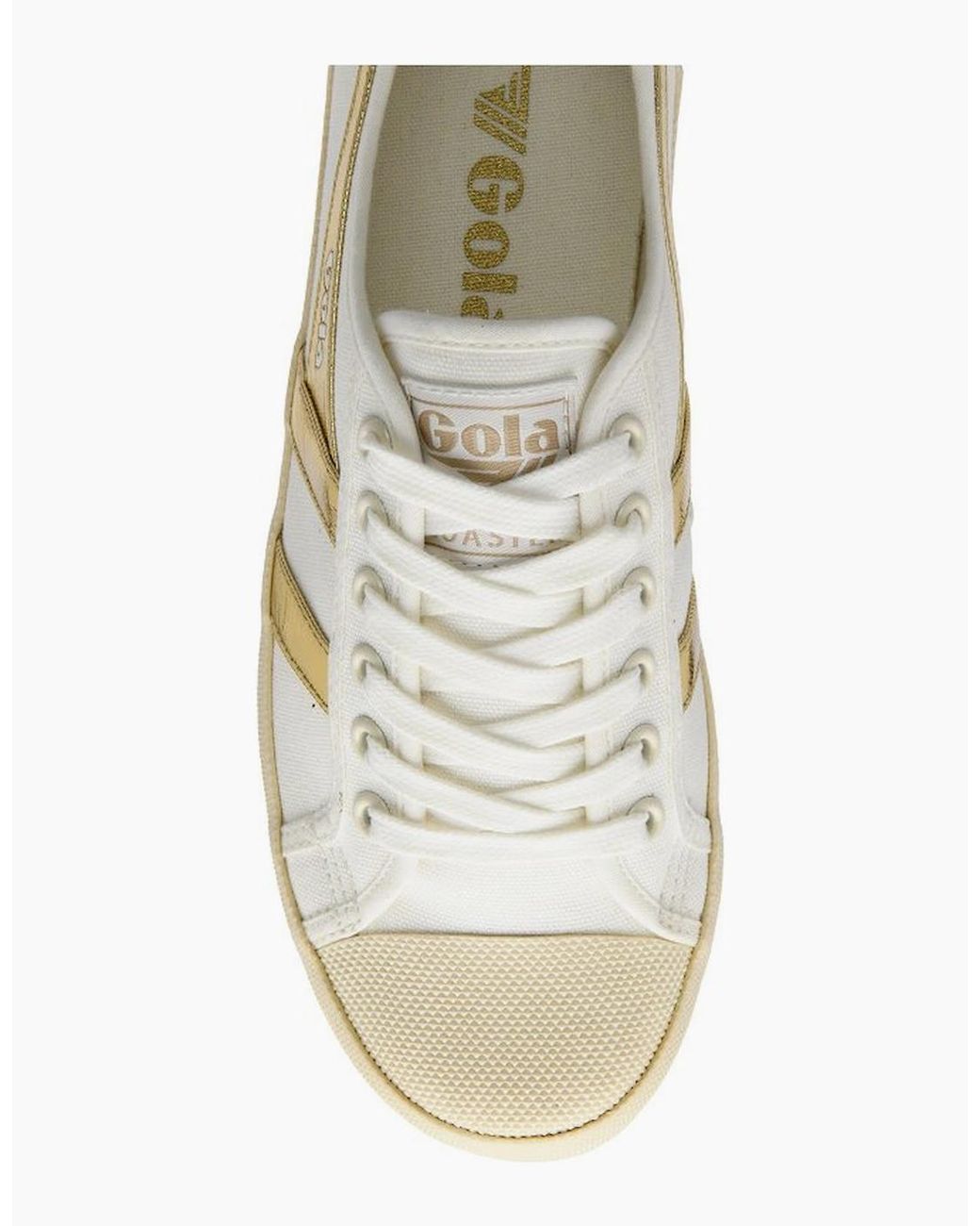 Gola White Coaster Casual Canvas Trainers