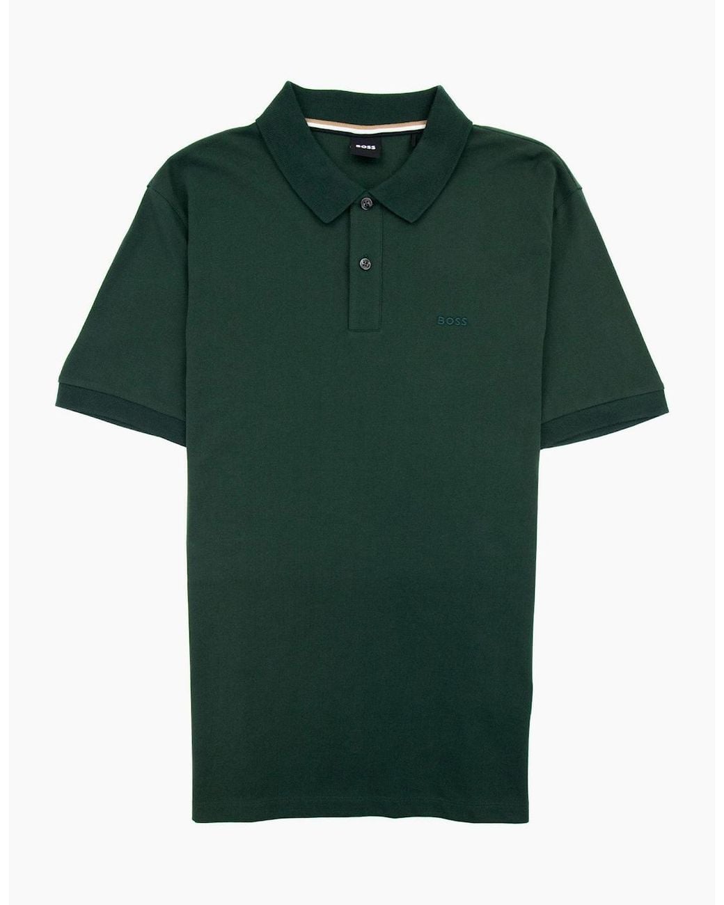 Boss Green Pallas Embroidered Logo S/S Polo Dark 350 for men