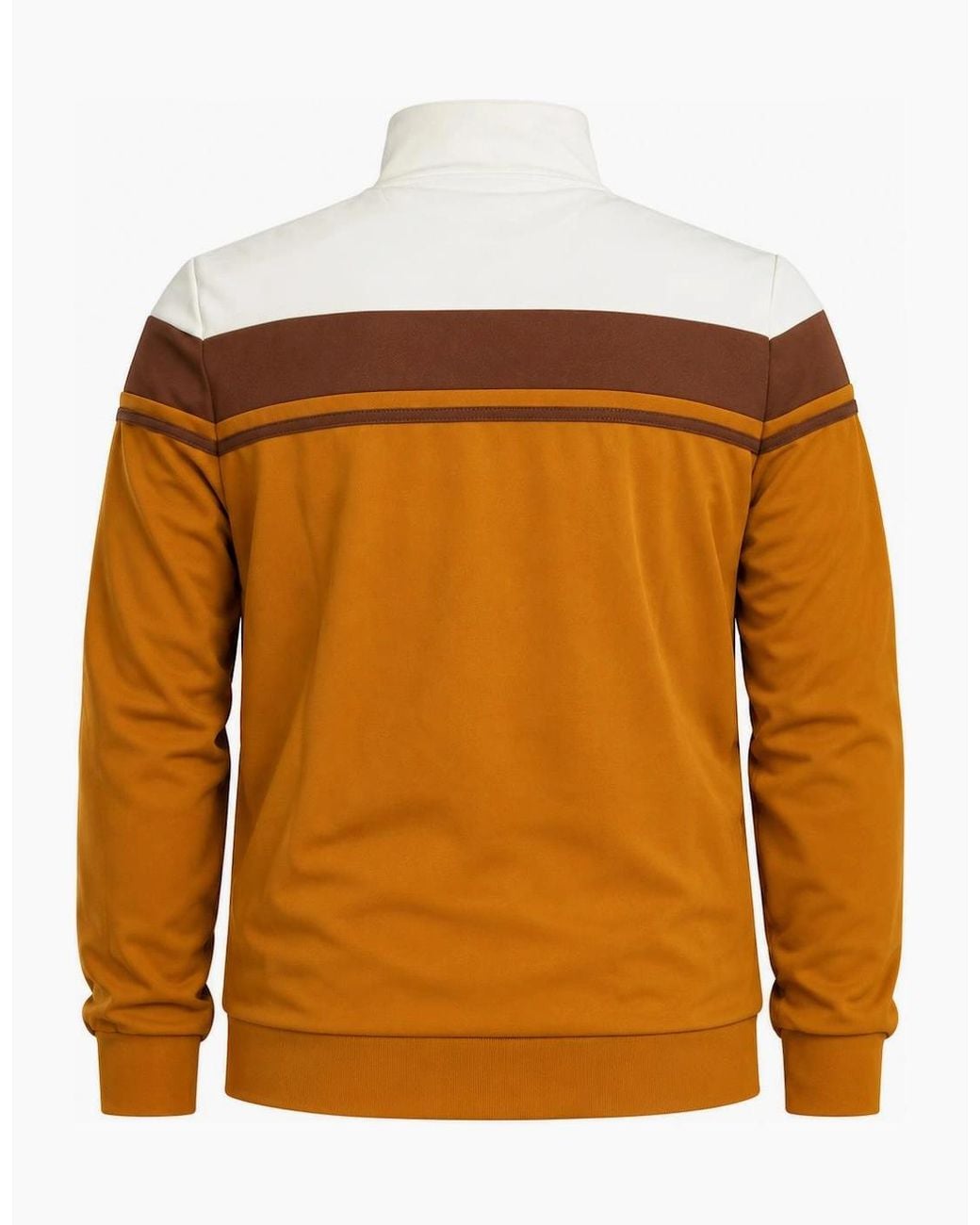 Sergio Tacchini Orange Damarindo Track Top Jacket Gardenia/Potting Soil/Golden for men