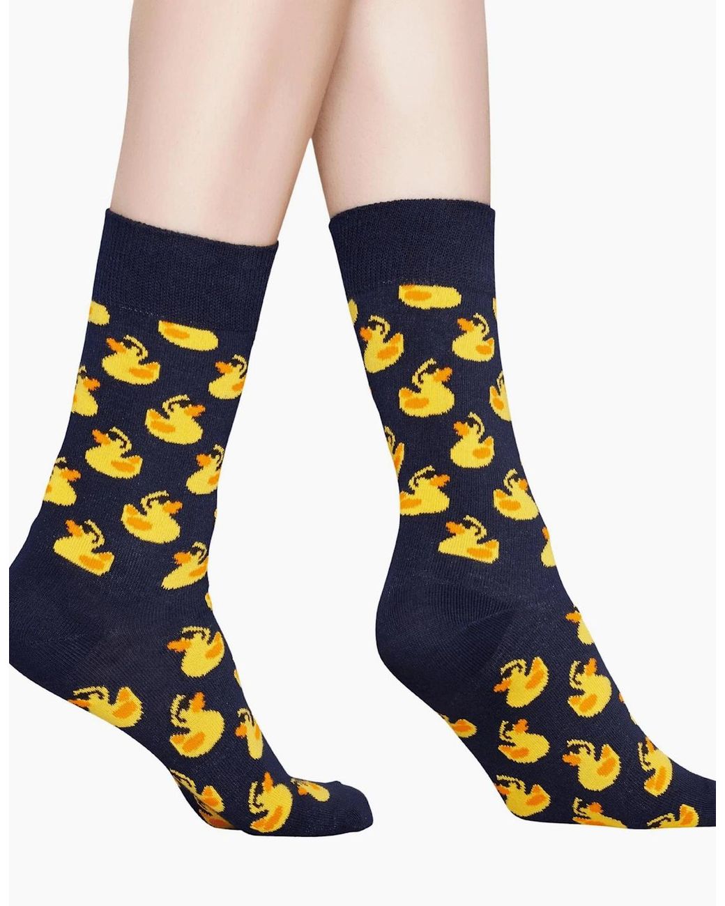 Happy Socks Blue Rubber Duck Socks