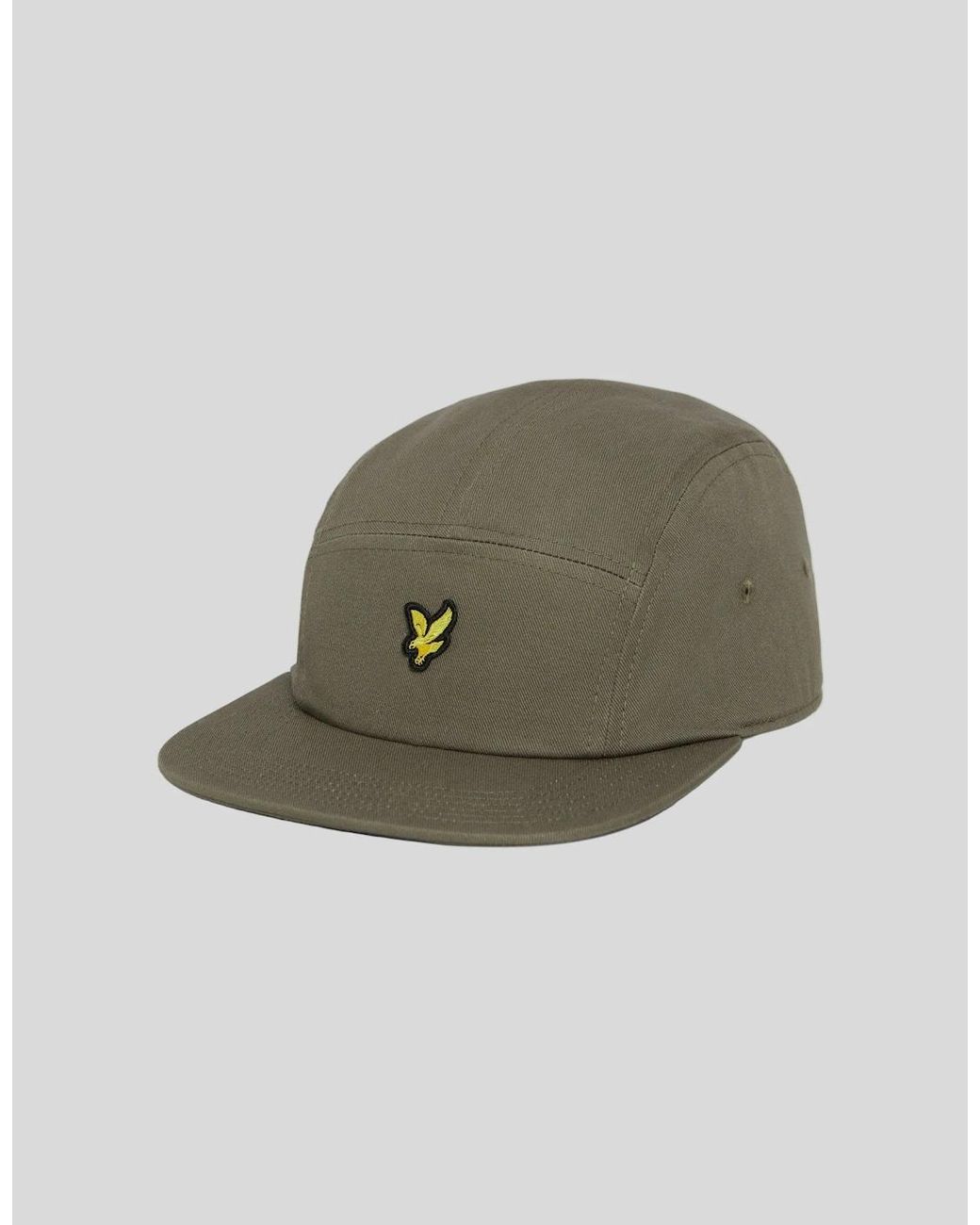 Lyle & Scott Green 5 Panel Cap for men