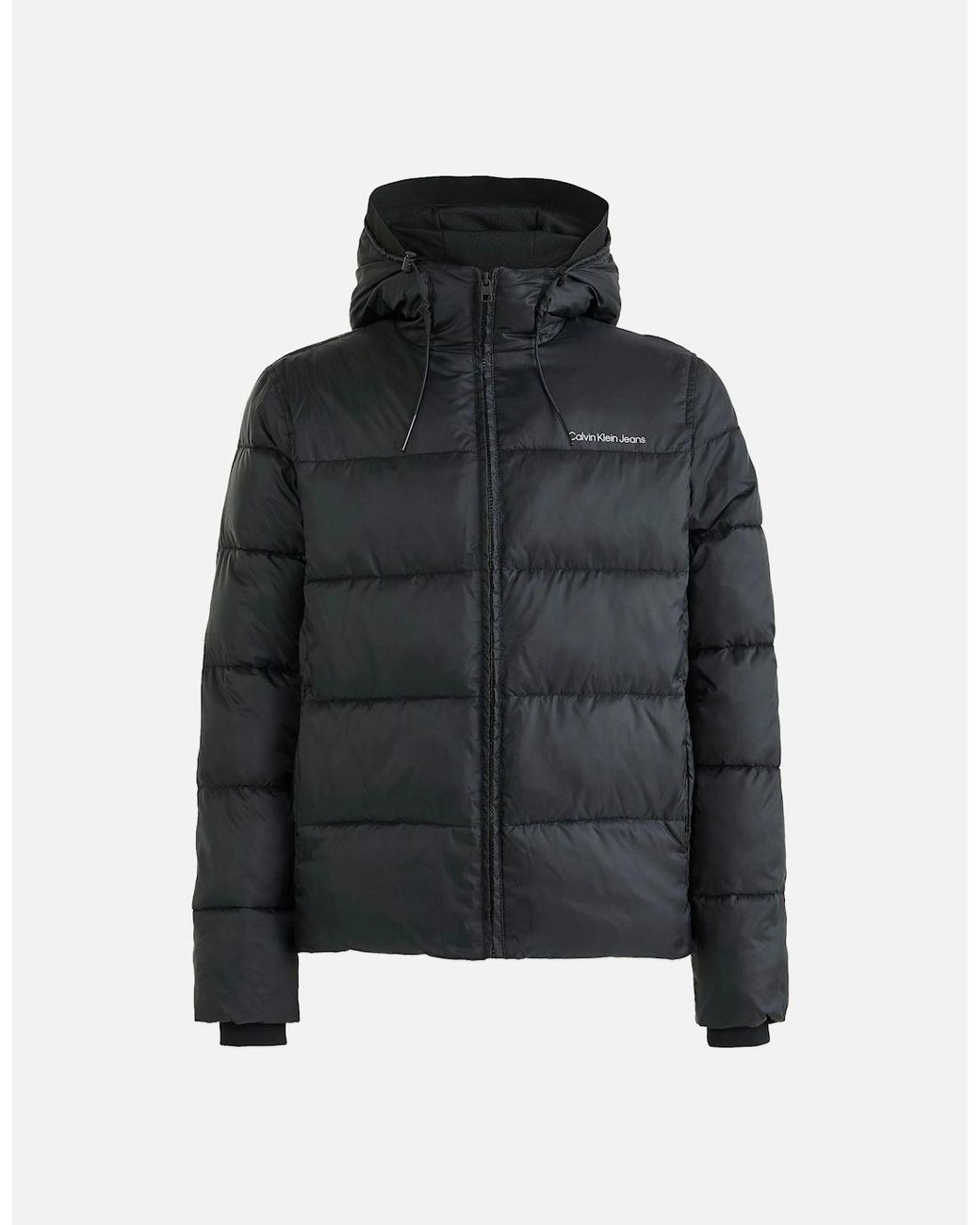 Calvin Klein Black Recycled Polyester Padded Jacket for men