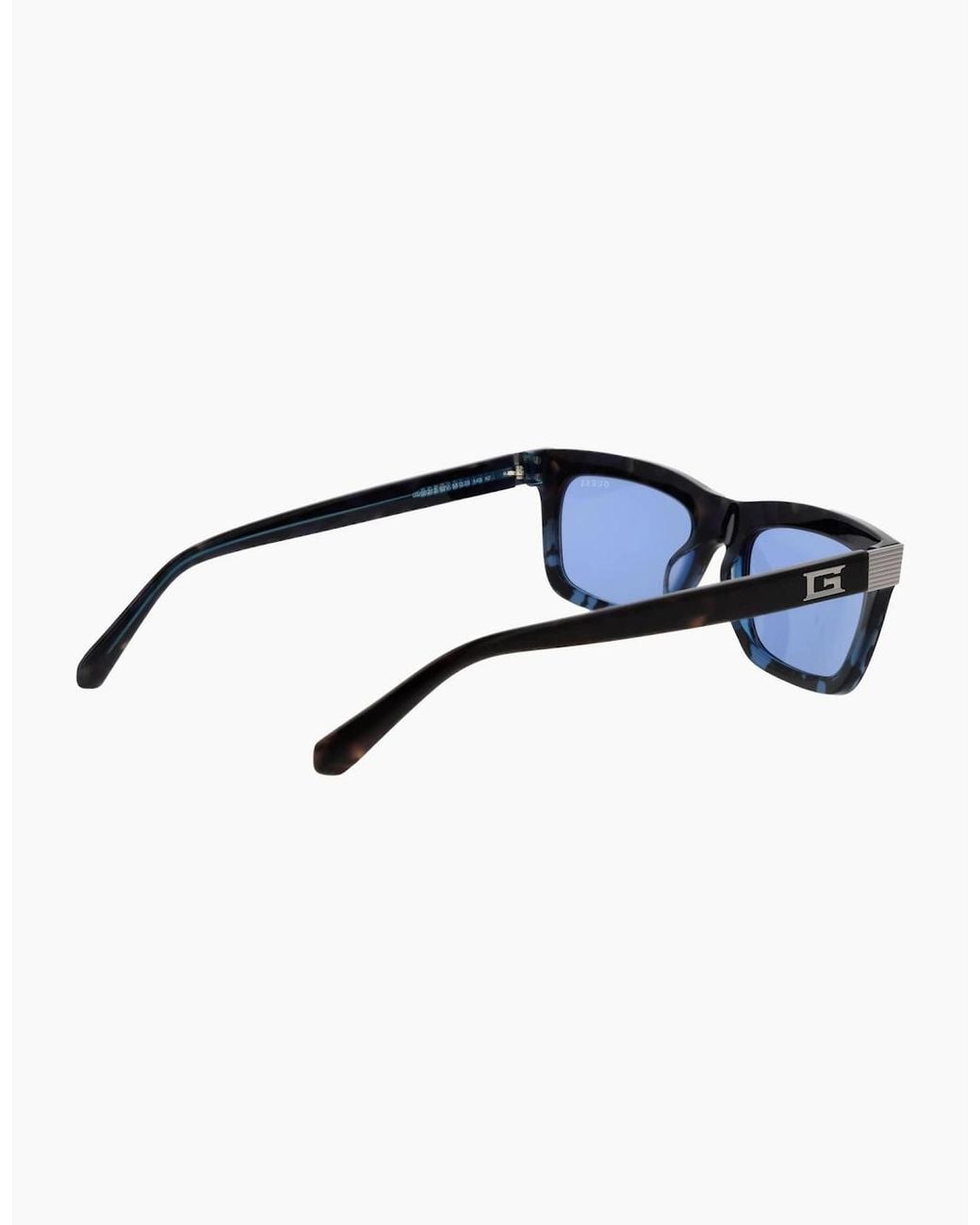 Guess Blue Sunglasses Gu00212 92V 55 for men