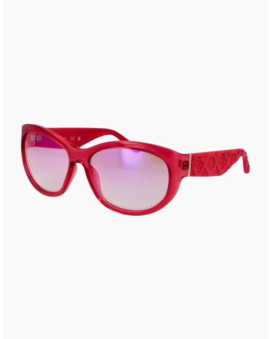 Guess Red Sunglasses Gu00131 72U 60