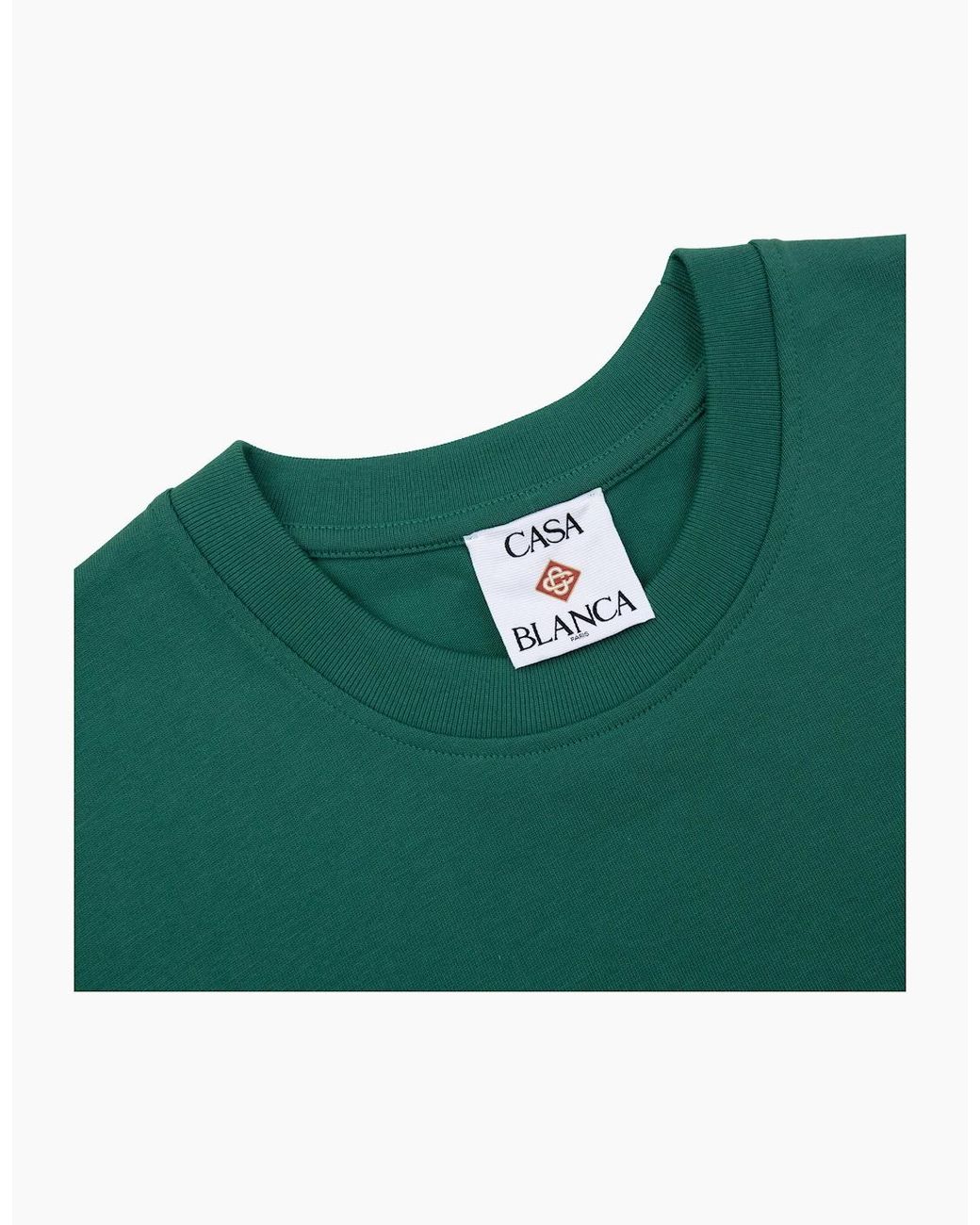 Casablanca Green Plafond Orne De Musique T-Shirt for men