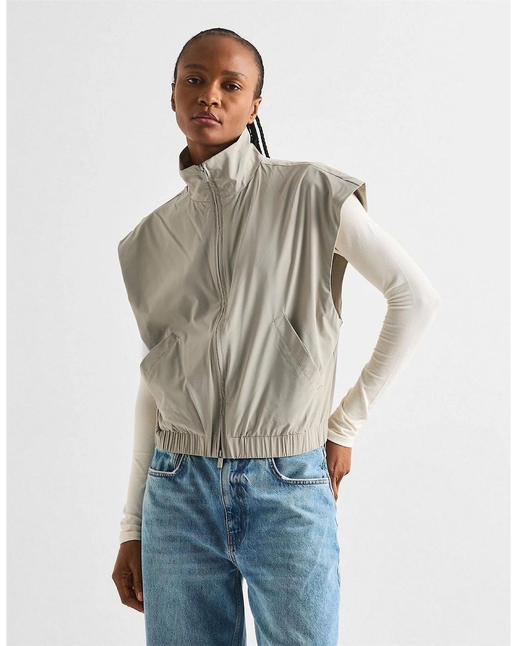 Fear Of God White Strappy Crop Top