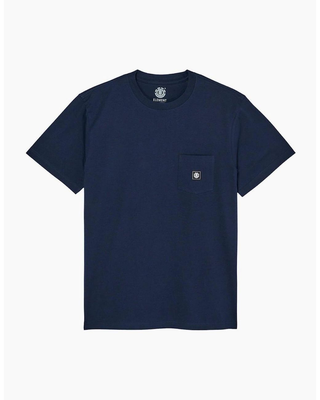 Element Blue Icon Label Pocket Short Sleeve T-Shirt for men