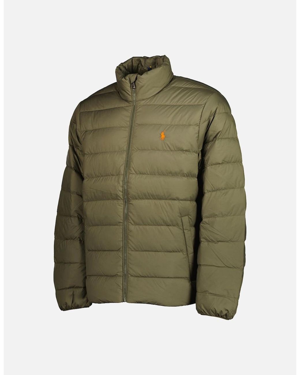 Ralph Lauren Green Colden Packable Down Jacket for men