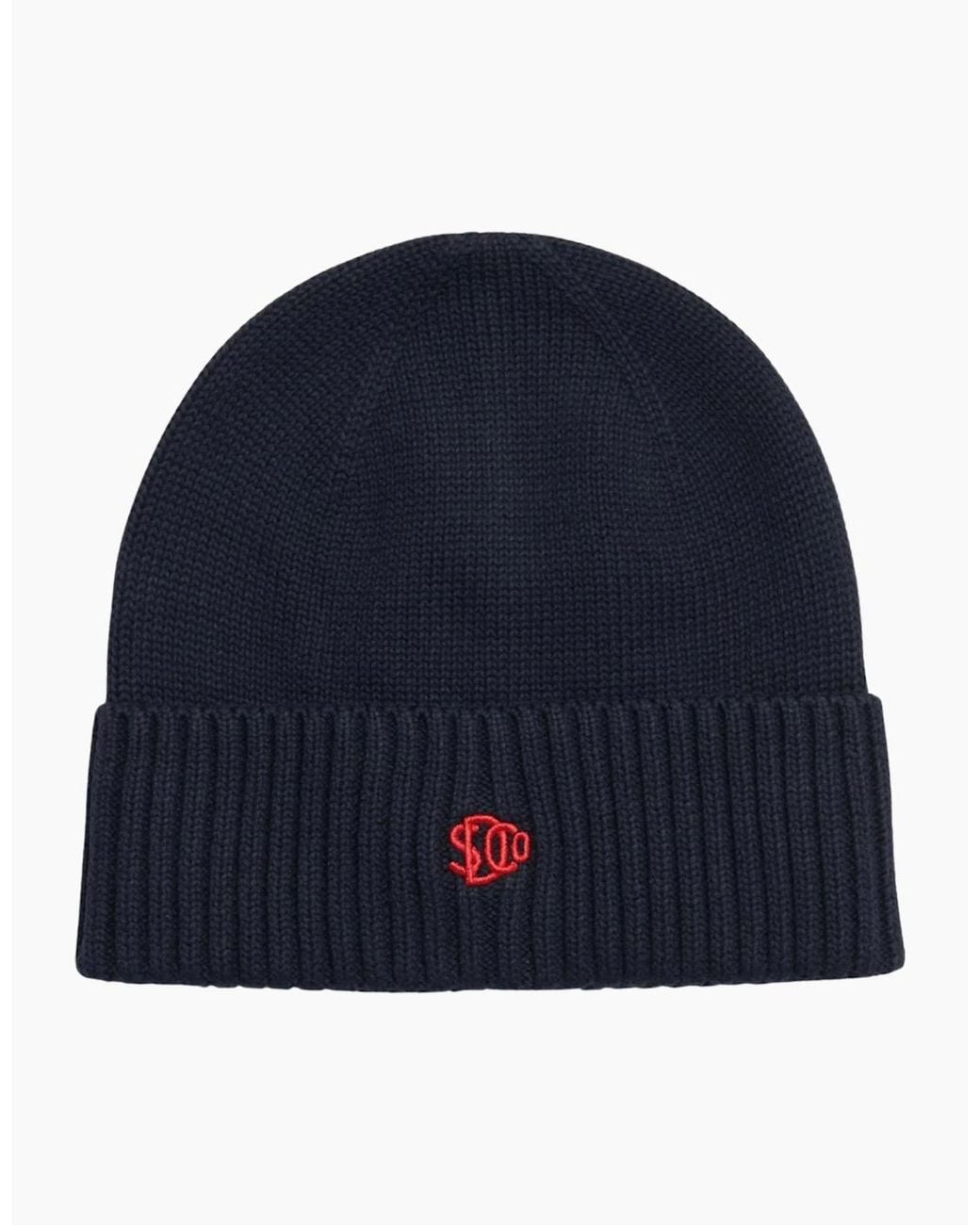 Superdry Blue Sd Logo Beanie for men