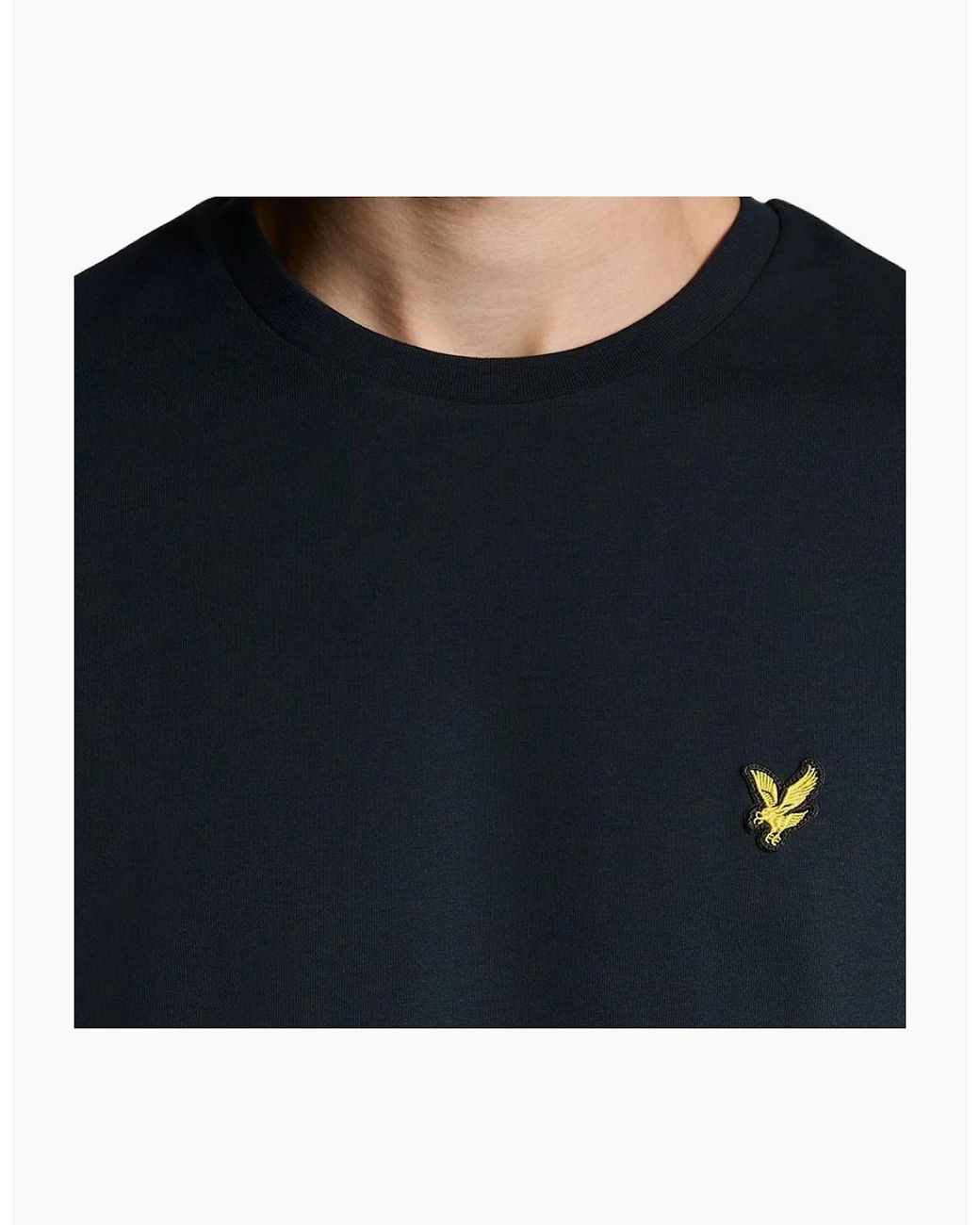 Lyle & Scott Black Lyle & Scott Plain T-Shirt Dark for men