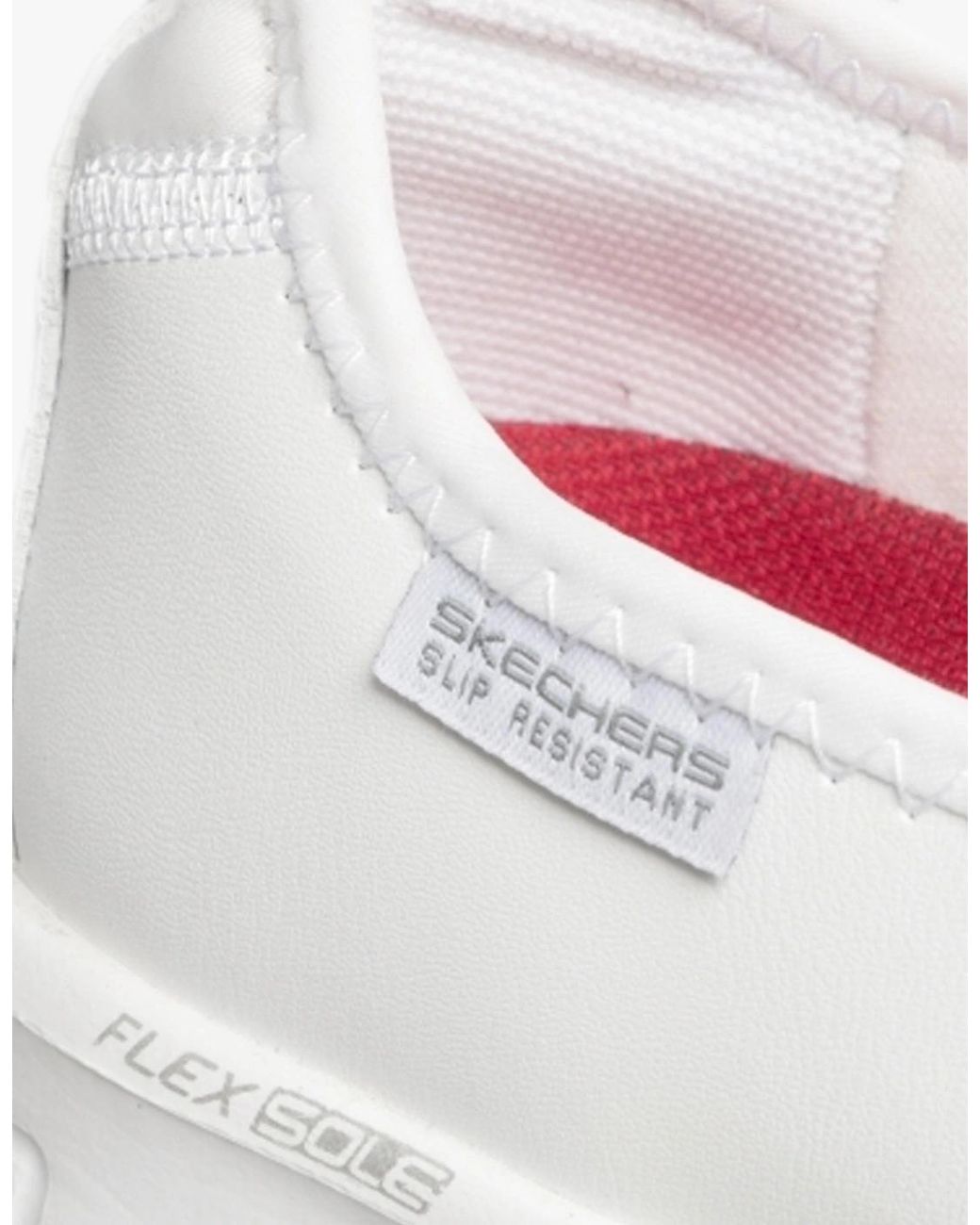 Skechers White Work 76536Ec Sure Track Sr Occupational Trainers