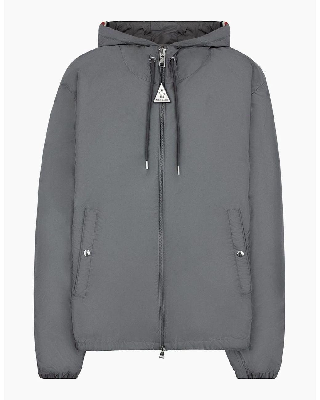 Moncler Gray Grimpeurs Hooded Jacket 93D for men