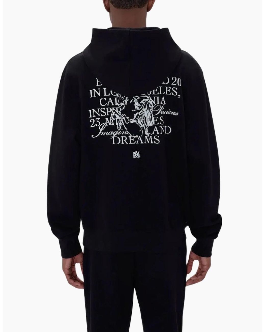 Amiri Black Precious Memories Hoodie for men