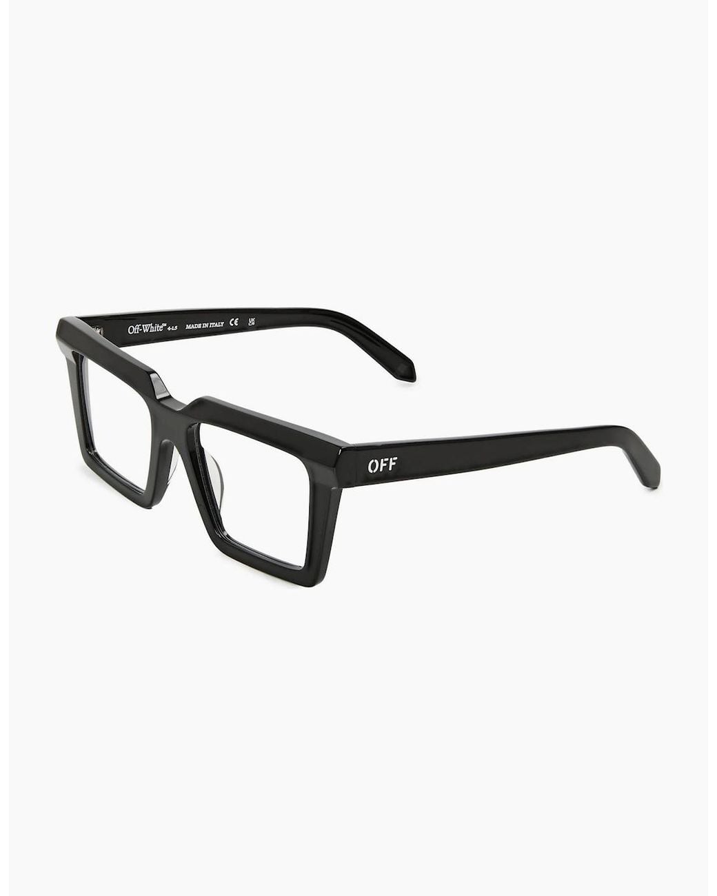 Off-White c/o Virgil Abloh Black Off Eyewear Style 82 for men