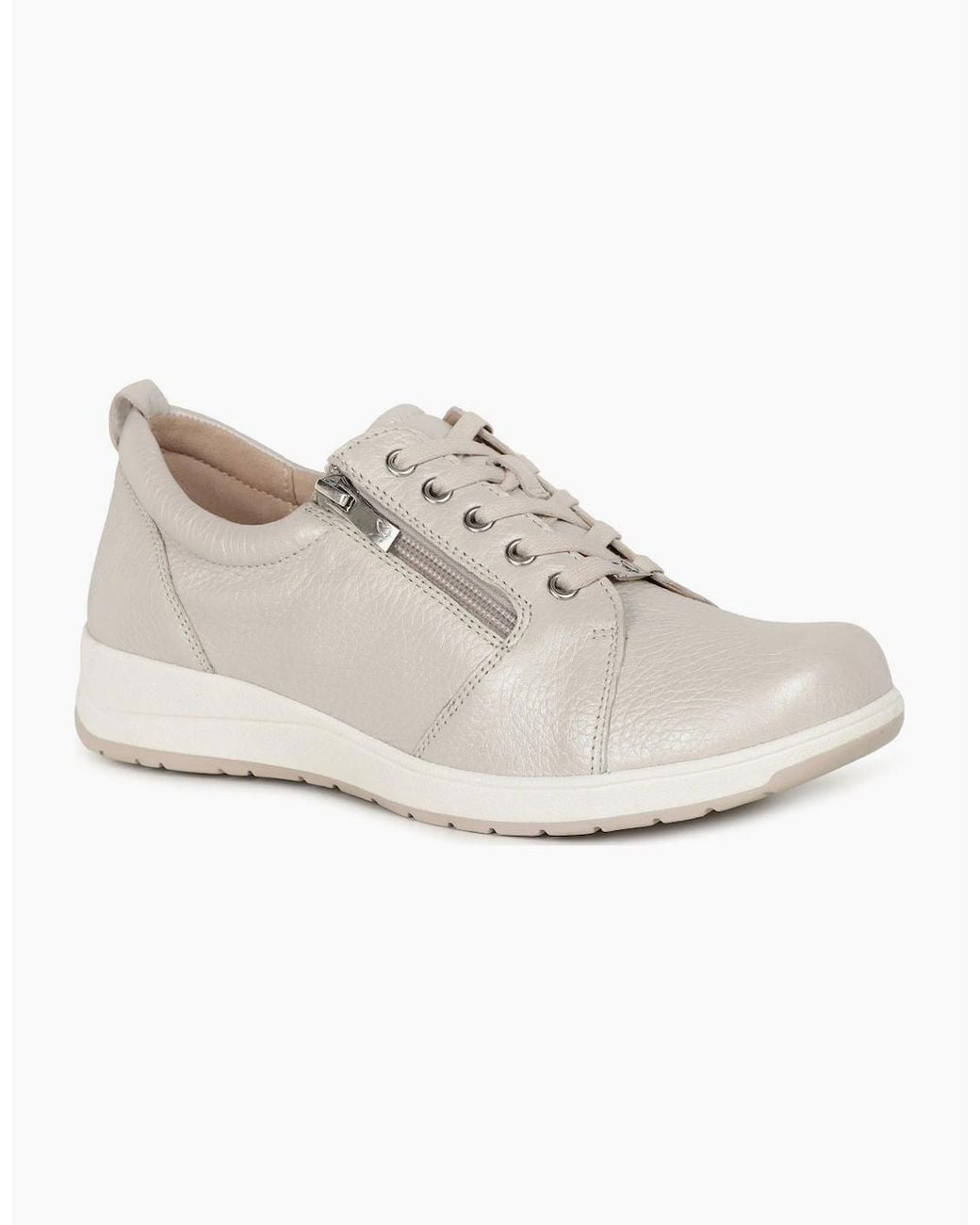Caprice White Direction Trainers