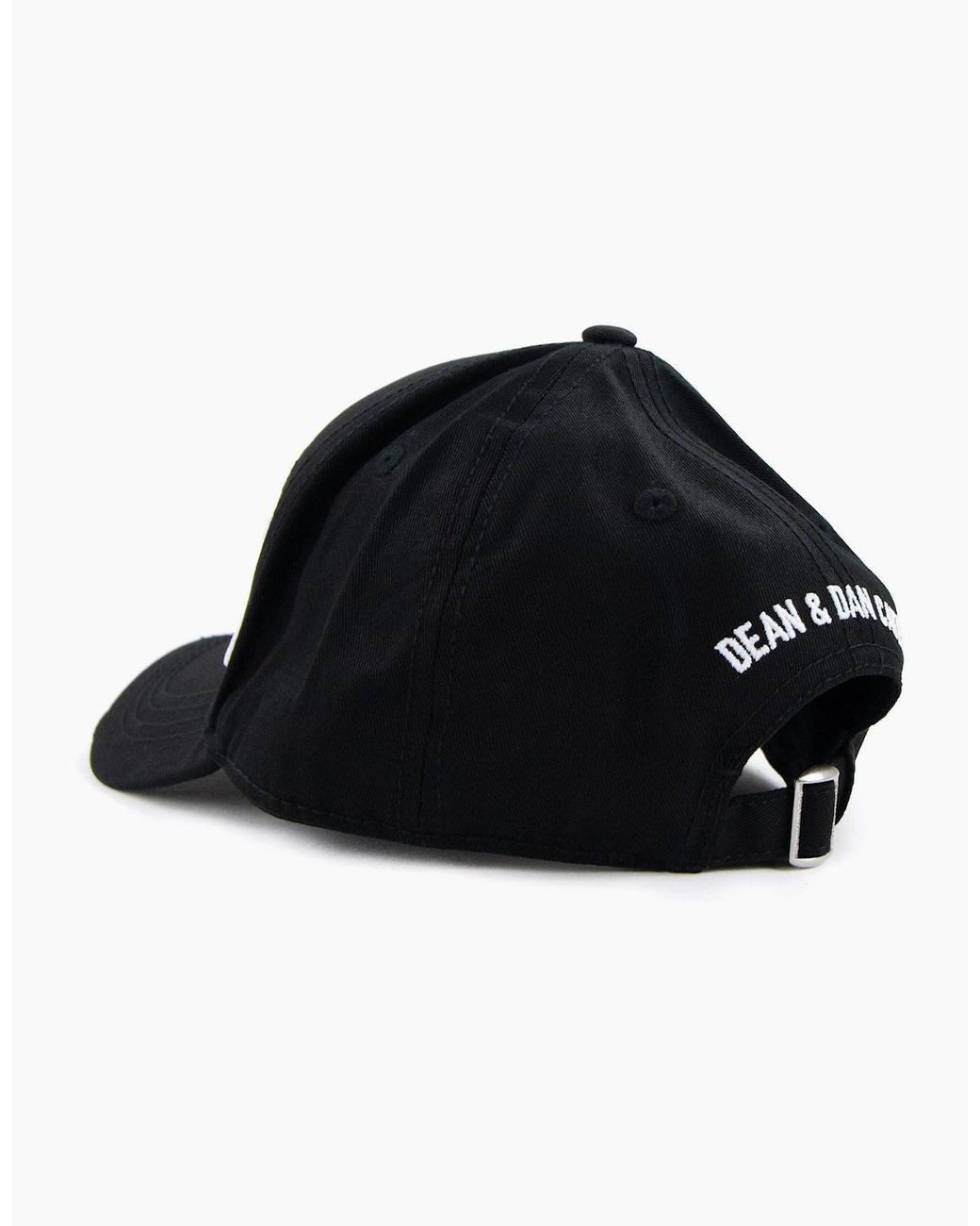 DSquared² Black D2 Icon Cap for men
