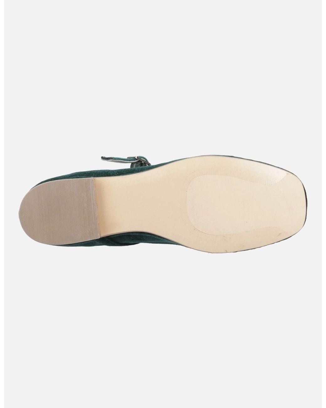 Hush Puppies Green Pasha Velvet Jade Shoes