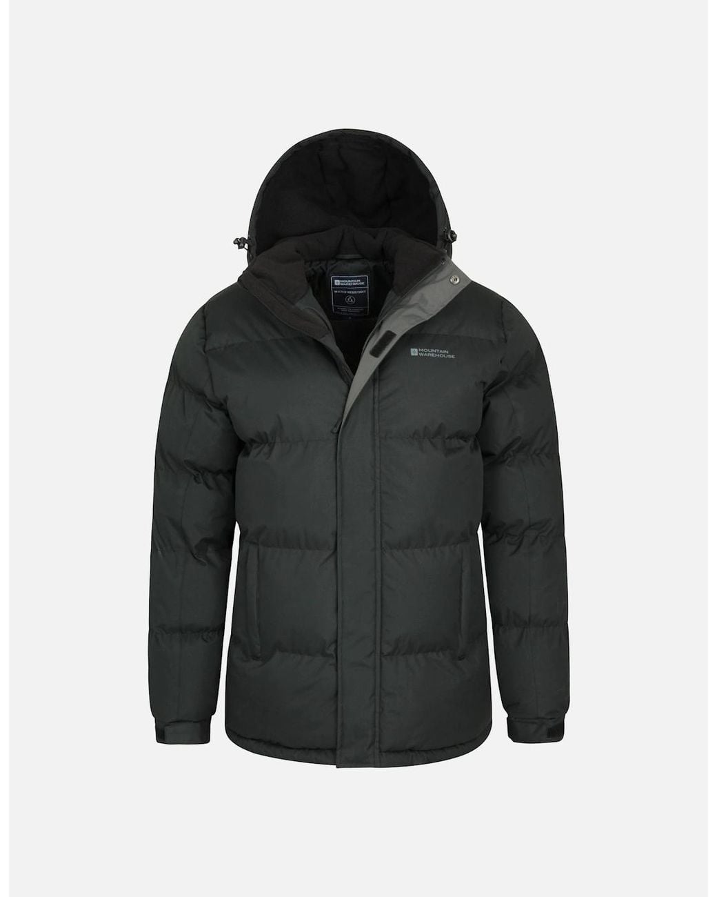 Mountain Warehouse Black Snow Padded Jacket for men