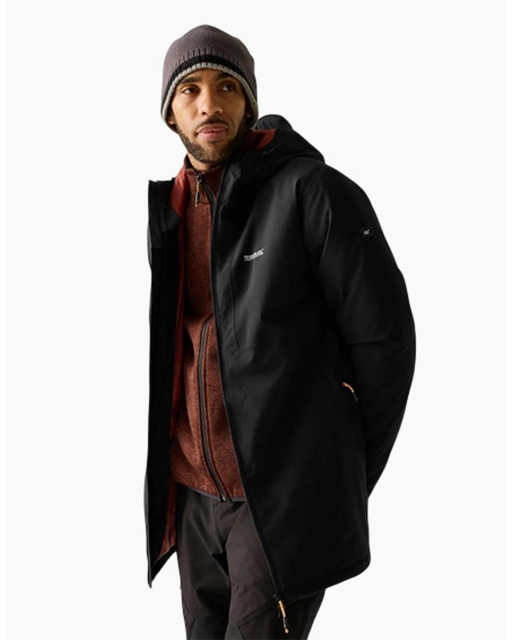 Regatta Gray Hoscar Waterproof Insulated Jacket for men