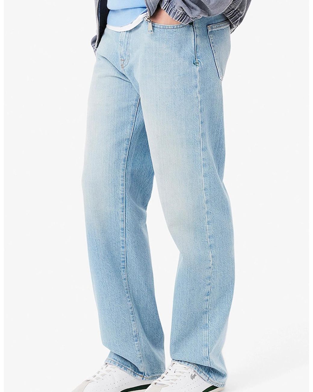 Lacoste Blue 5 Pocket Straight Cut Jeans