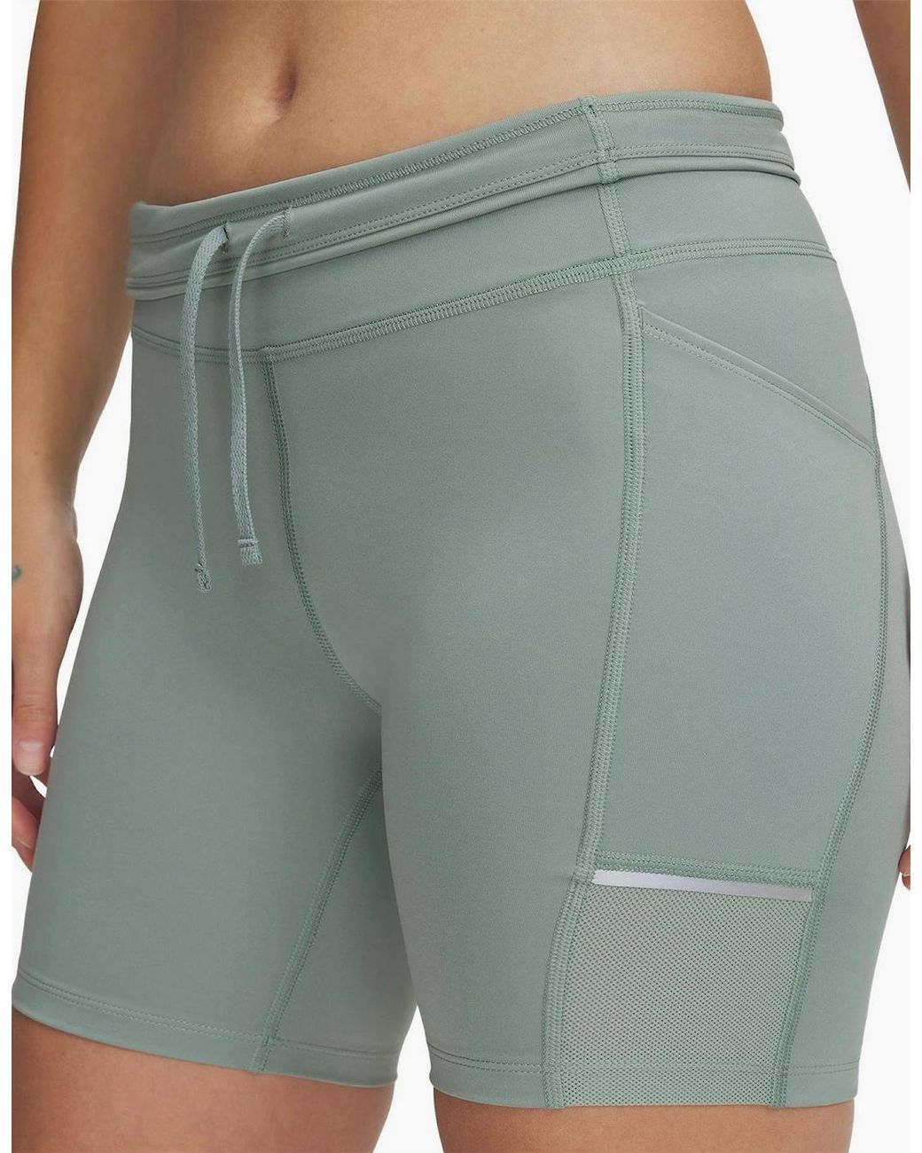 Under Armour Green Launch Compression Fit Bermuda Shorts