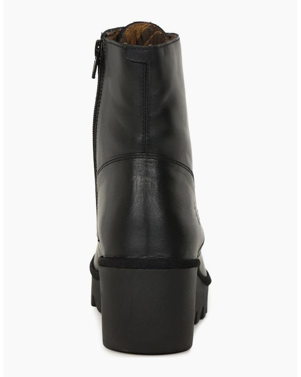 Fly London Black Birr Wedge Heel Boots