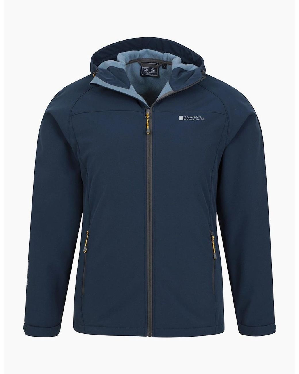 Mountain Warehouse Blue Exodus Waterproof Soft Shell Jacket for men
