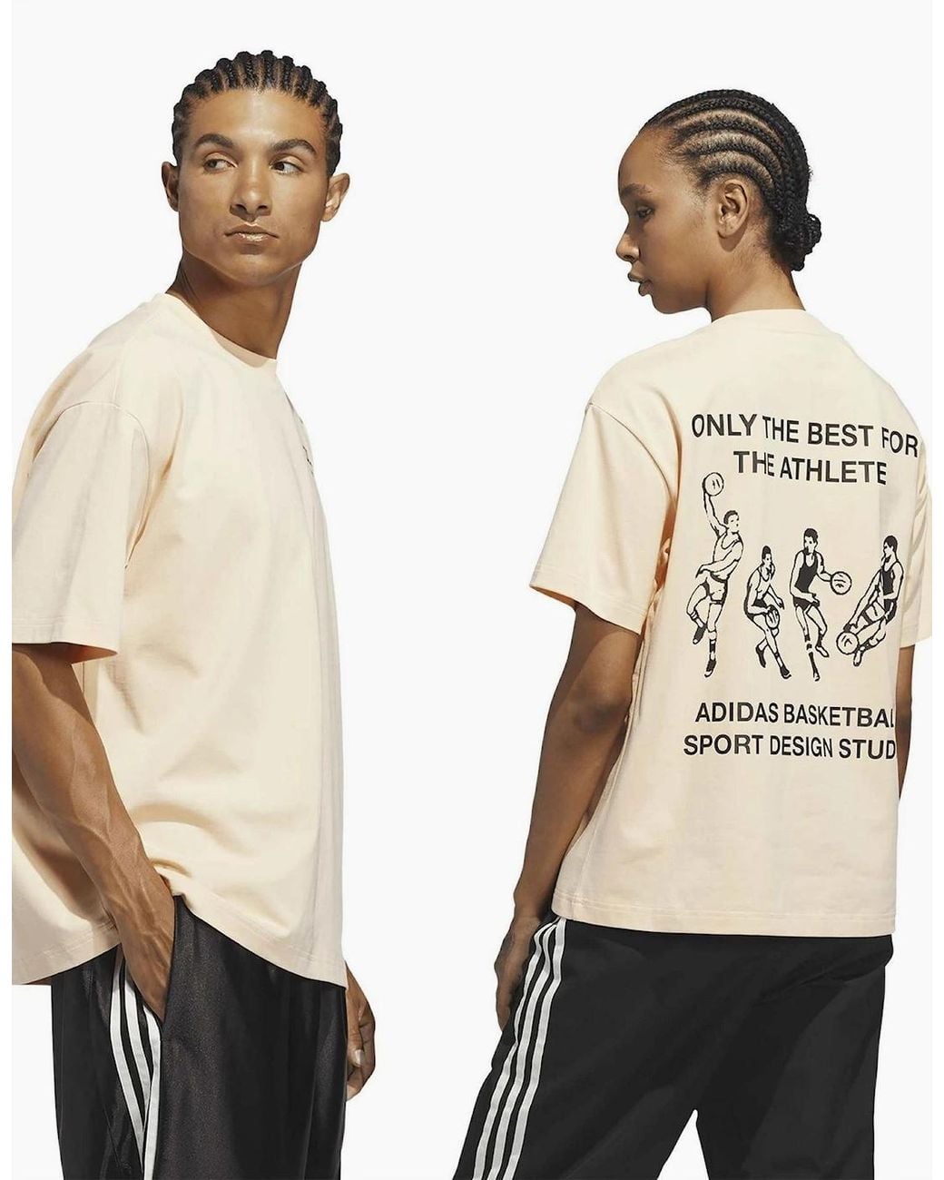 Adidas Natural Asd Otb Tee for men