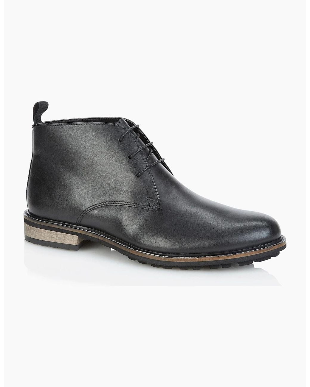 Silver Street London Black Ludgate Boots for men