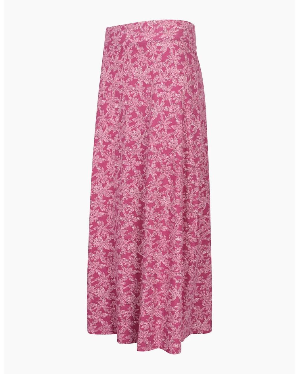 Mountain Warehouse Pink Ladies Shore Jersey Maxi Skirt