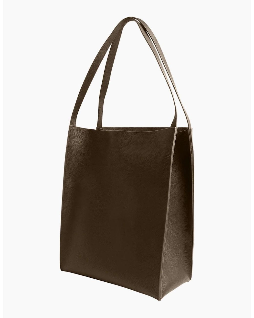 Ted Baker Natural Soft Slouch Large Khaki Leather Tote