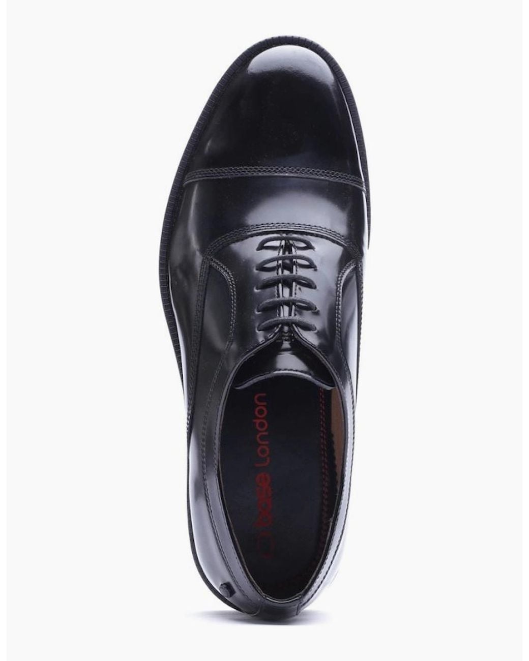 Base London Blue Roma Toe Cap Shoes for men