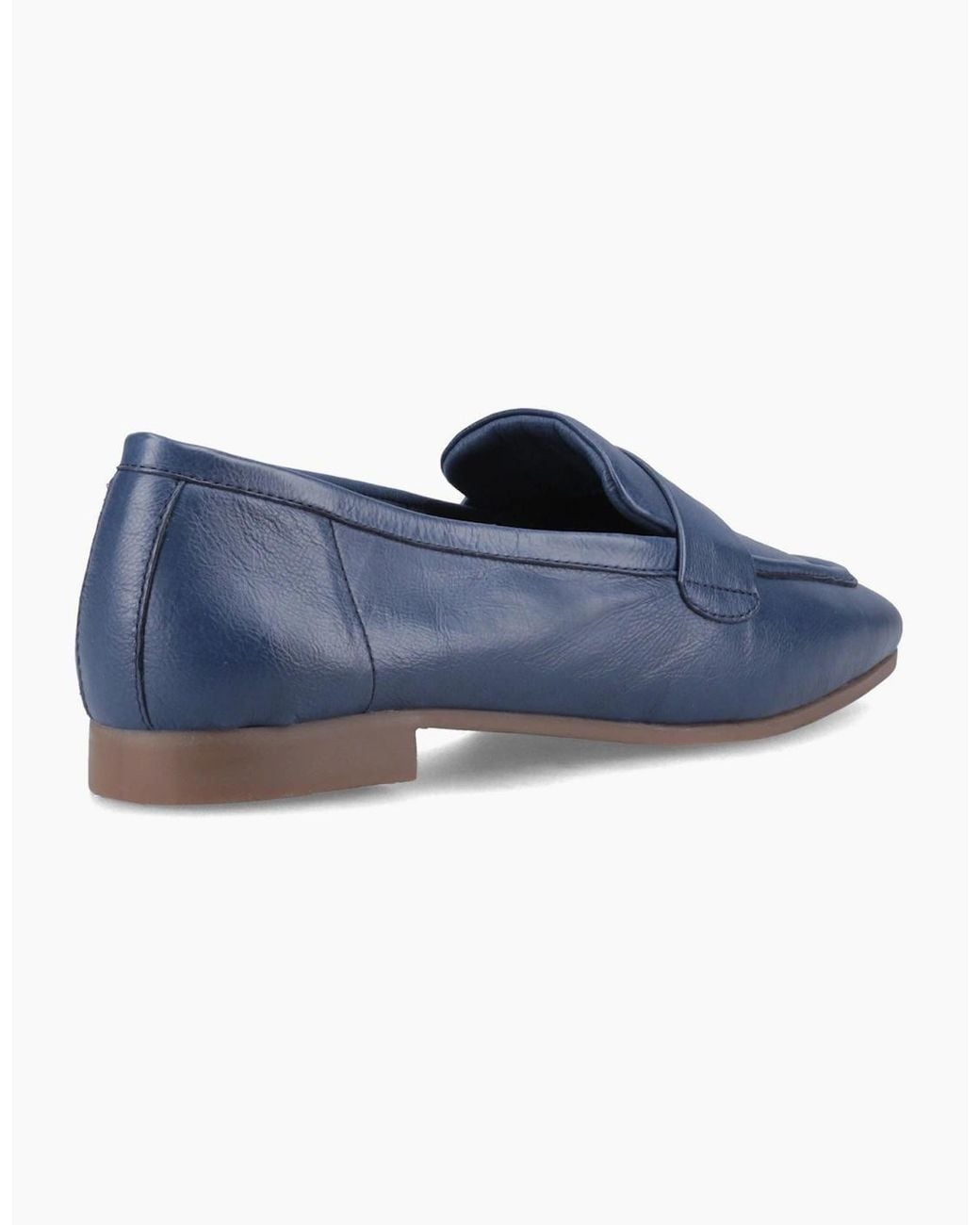 Hush Puppies Blue Sutton Leather Loafers