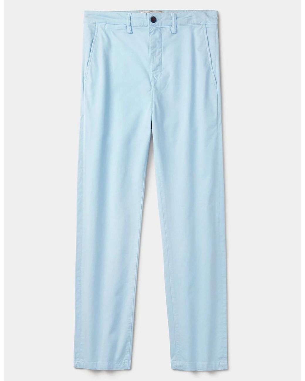 aubi Blue Witham Stretch Chino for men