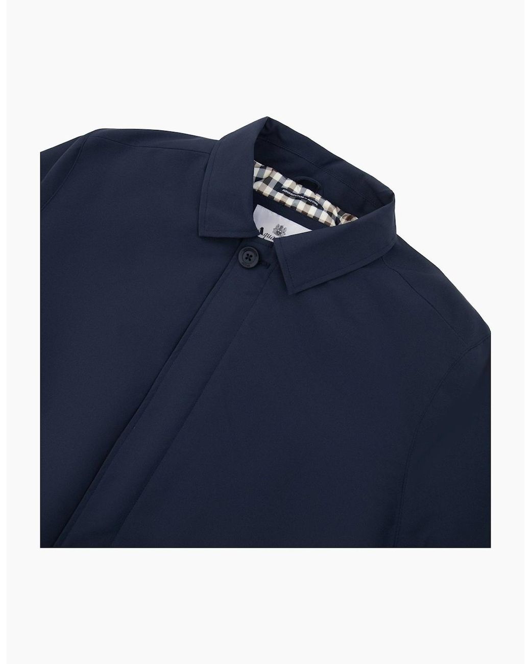 Aquascutum Blue Shell Active Mid Trench Coat 11 for men
