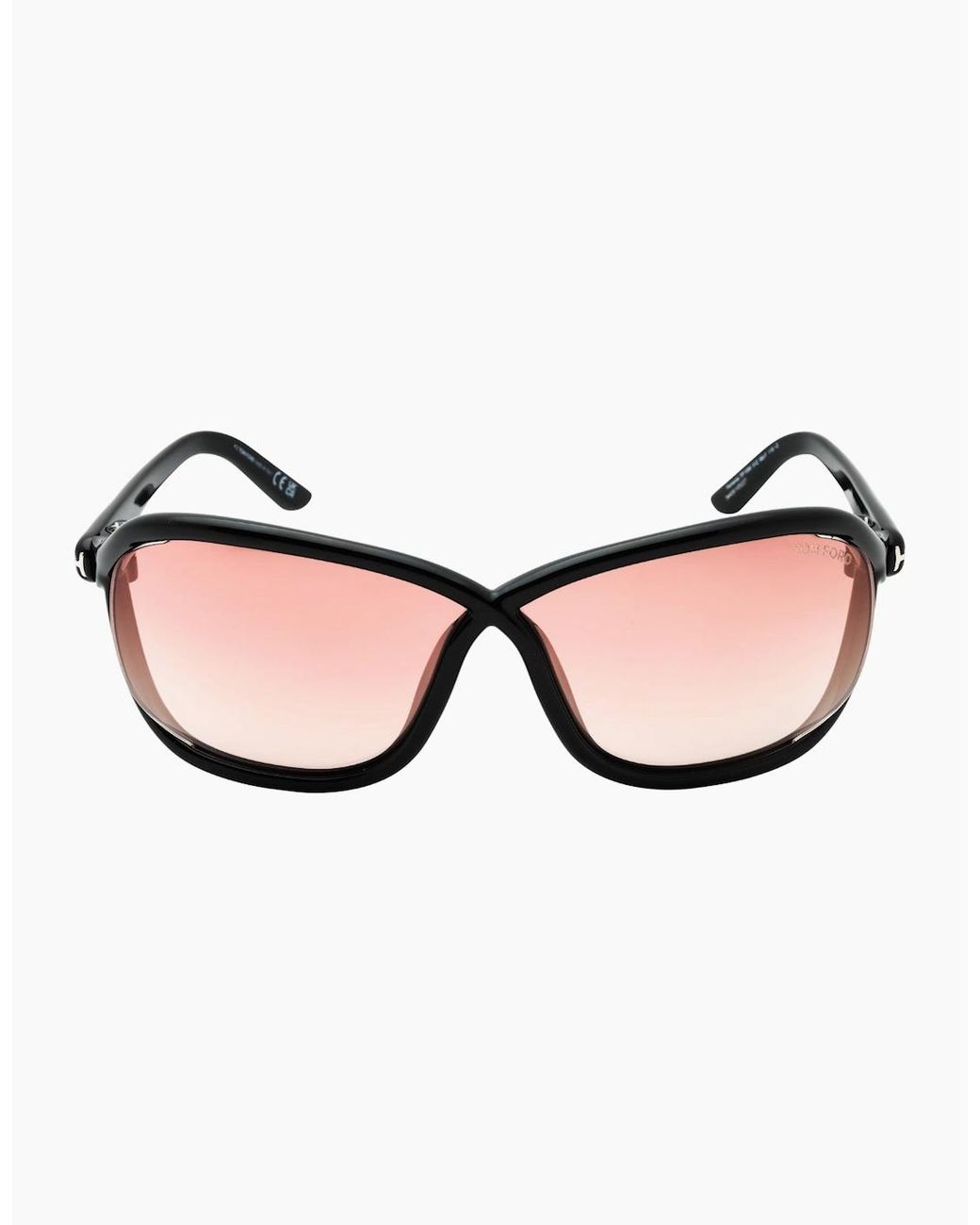 Tom Ford Pink Mirror Velvet Lens Shiny Sunglasses