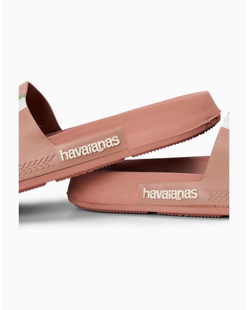 Havaianas Pink Slide Brasil Crocus Rose 37 38 Flip Flops