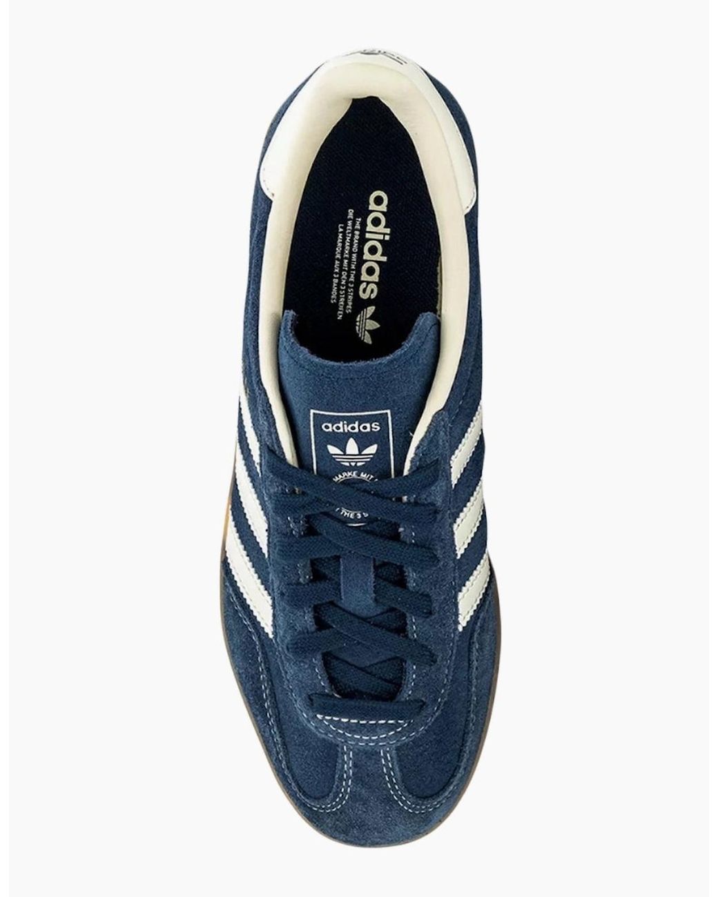 Adidas Blue Gazelle Indoor Night Off Metallic Trainers